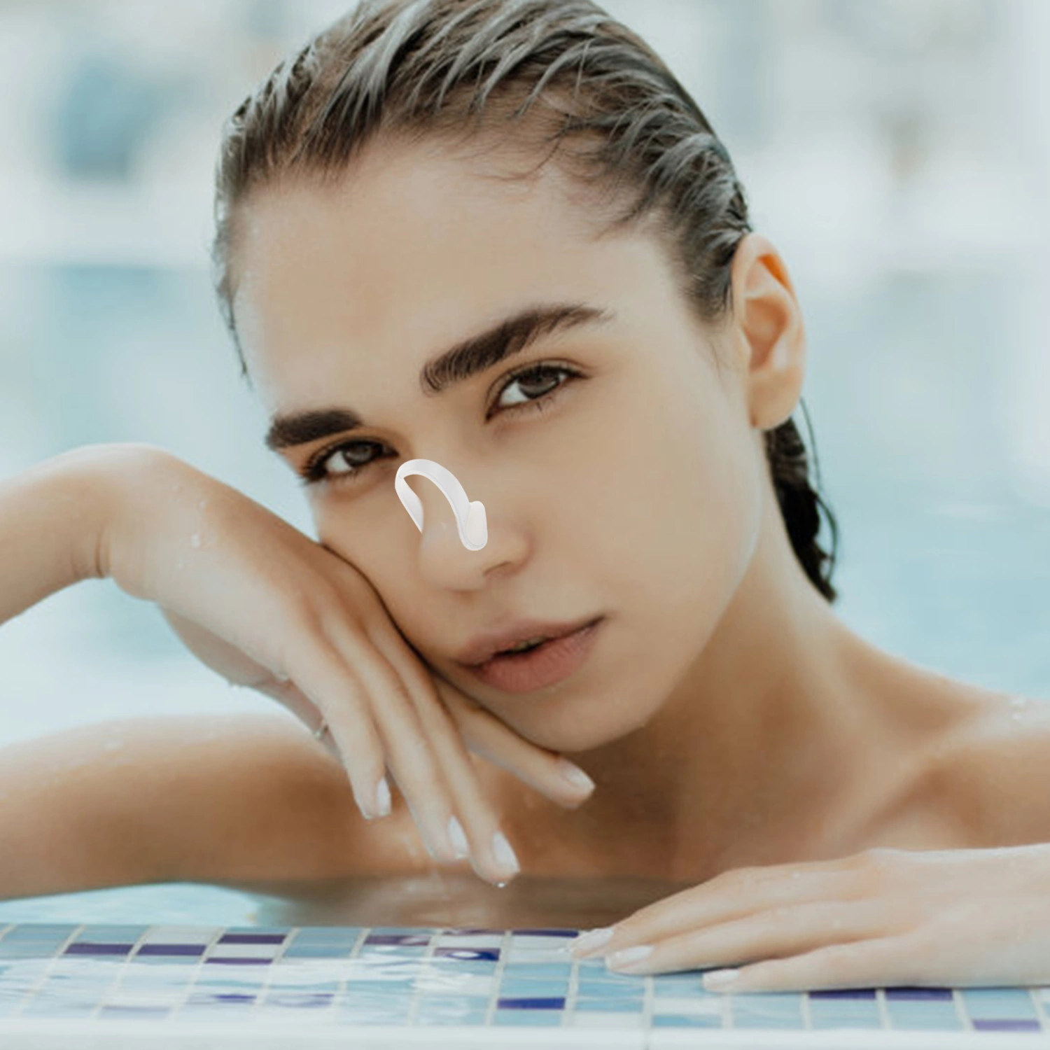 5 Boxes of Professional Nose Clips Wear-resistant Swimming Plugs Convenient Nose Clamps