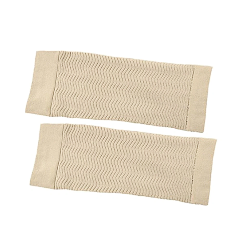 Women Elastic Shaperwear Slimming Arm Shaping Sleeves Shaper(Beige)