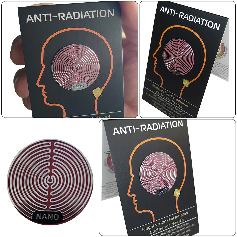 2pcs Phone Anti Radiation Stickers EMF Protection Decal Cell Phone Protector