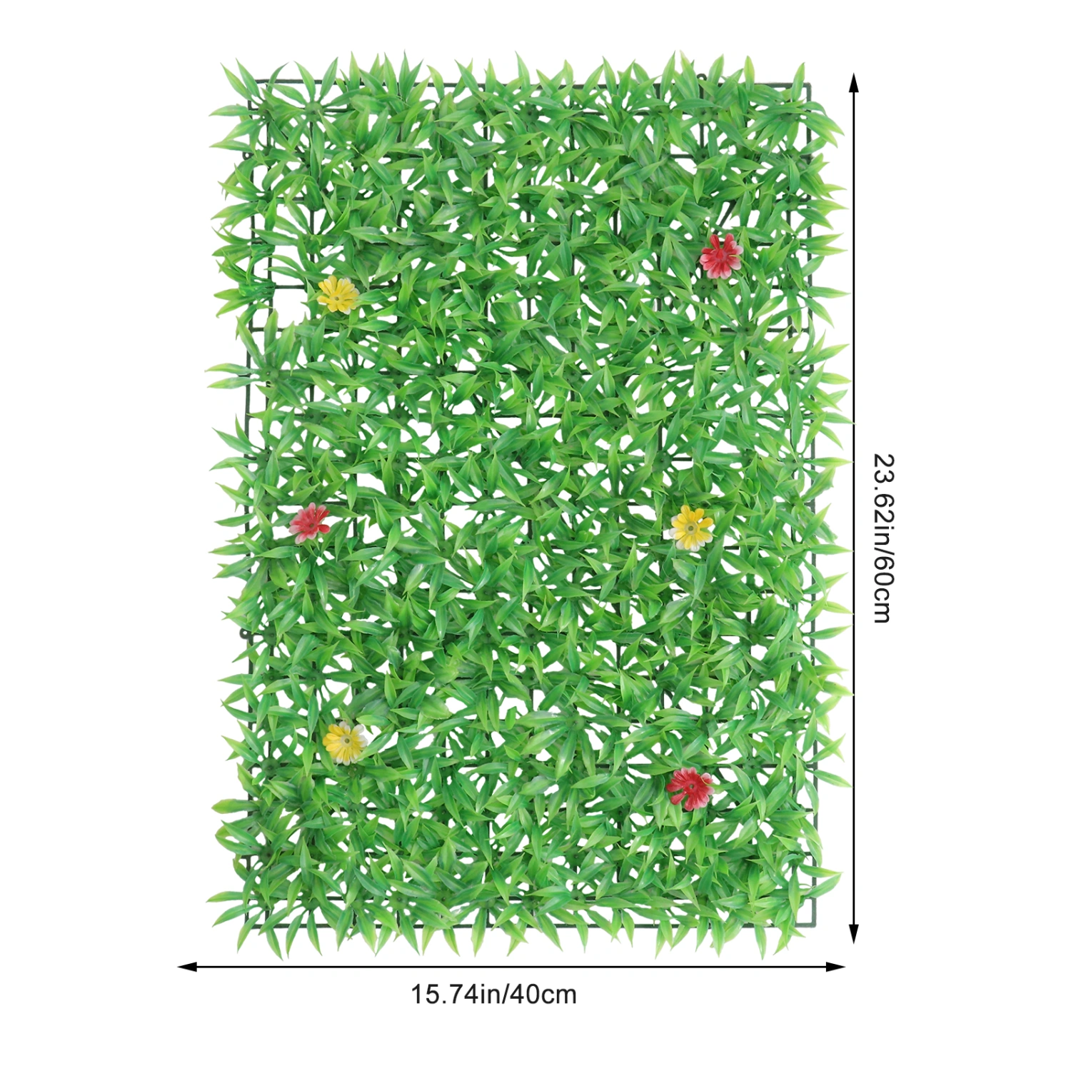 1Pc Simulation Plant Wall Decorative Greening Wall Wall Turf Adornment (Green)