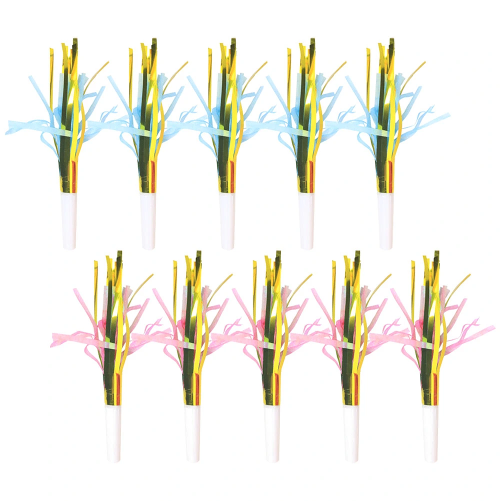 20pcs Party Blower Tassel Noise Makers Cheerleaders Props Party Blowing Dragon