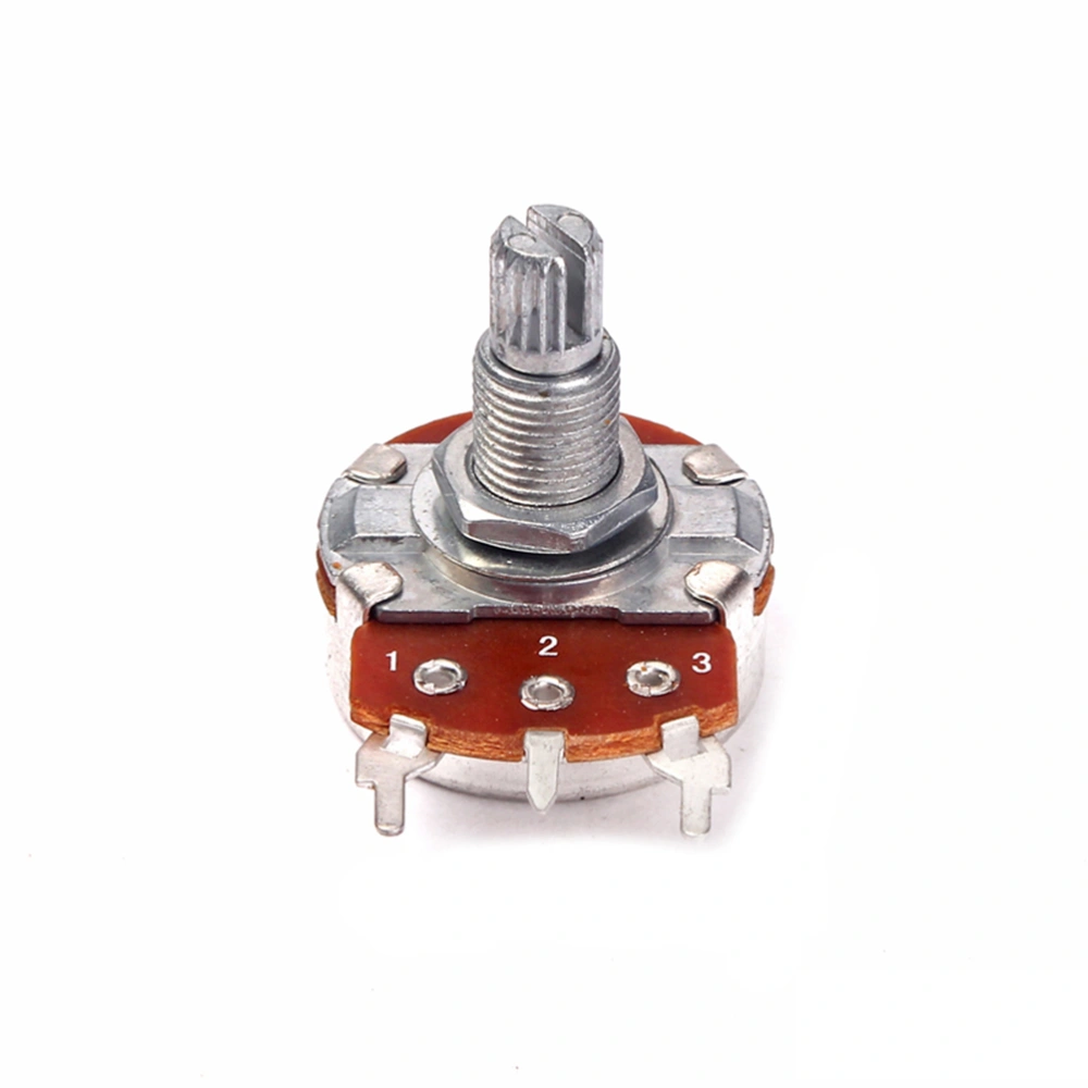 B250k Long Knurled Split Shaft Guitar Potentiometers 18mm Shaft Volume and Tone Controls