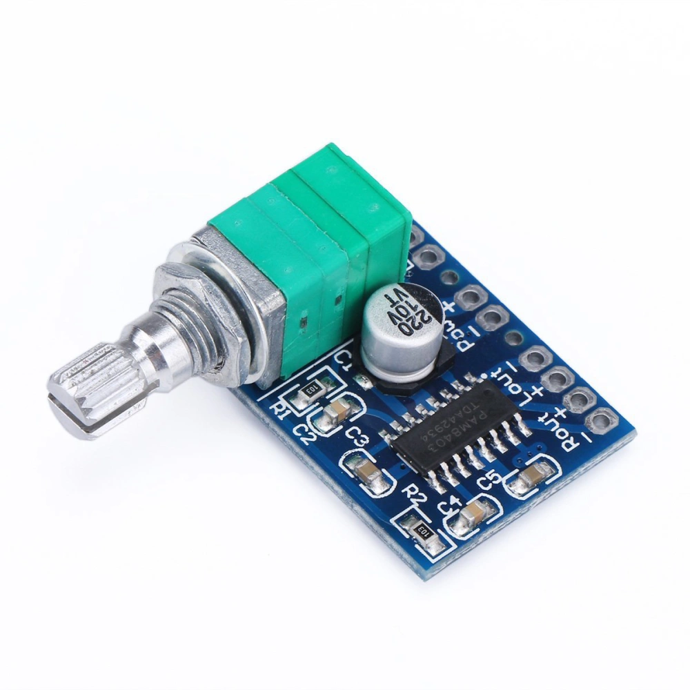 Mini PAM8403 5V Audio Ampli Digital Amplifier Board Support USB Powered Two Channel Stereo Amp 3W+3W