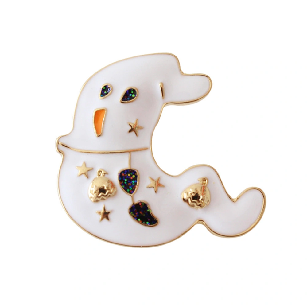 Halloween Ghost Enamel Happy Halloween Charm Brooch Pin Perfect Gift for Halloween