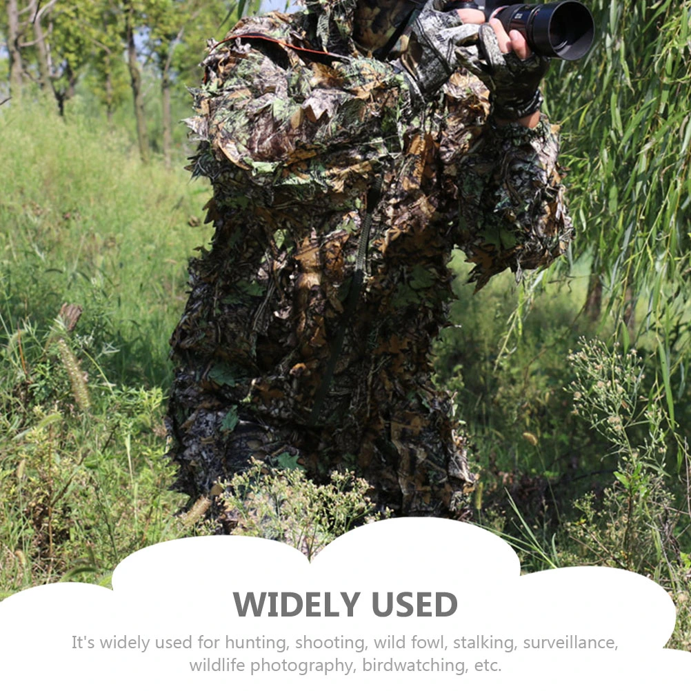 1 Set of Decorative Camo Suit Reusable Camouflage Suit Daily Use Hunting Suit Wild Accessory