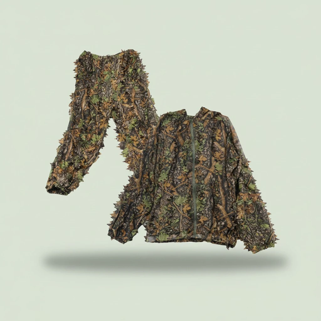 1 Set of Decorative Camo Suit Reusable Camouflage Suit Daily Use Hunting Suit Wild Accessory