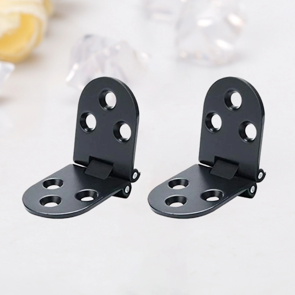 2Pcs Door Window Hinges Cupboard Door Hinge Thicken Square Hinge Iron Door Hinge(with 12pcs Screwings)