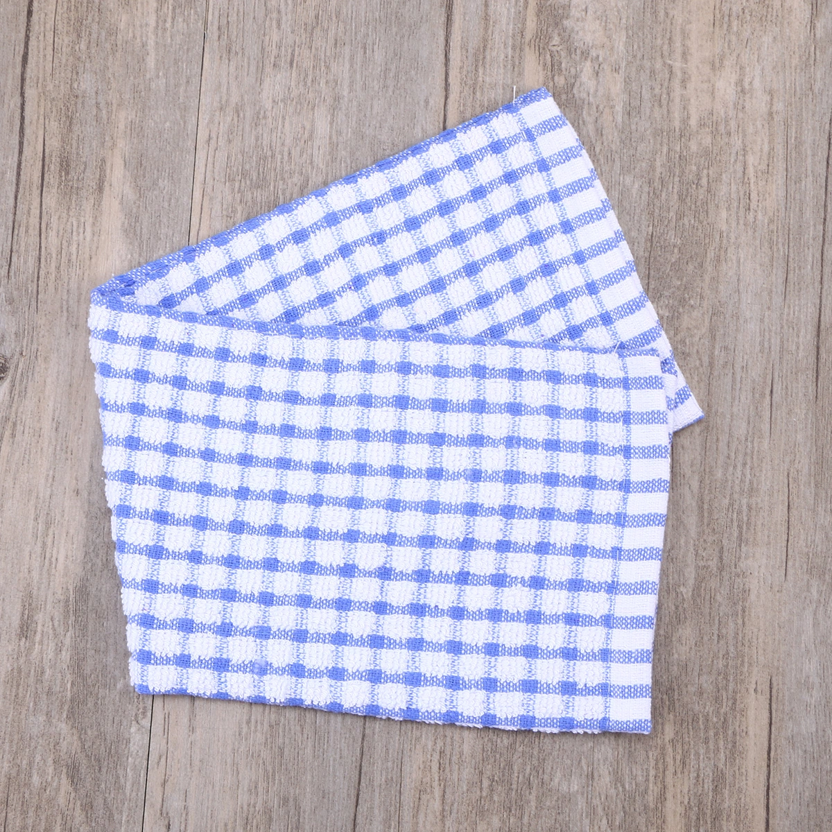 40x27CM Premium Cotton Dish Cloth High Duty Absorbent Kitchen Towel Tea Towel - Blue