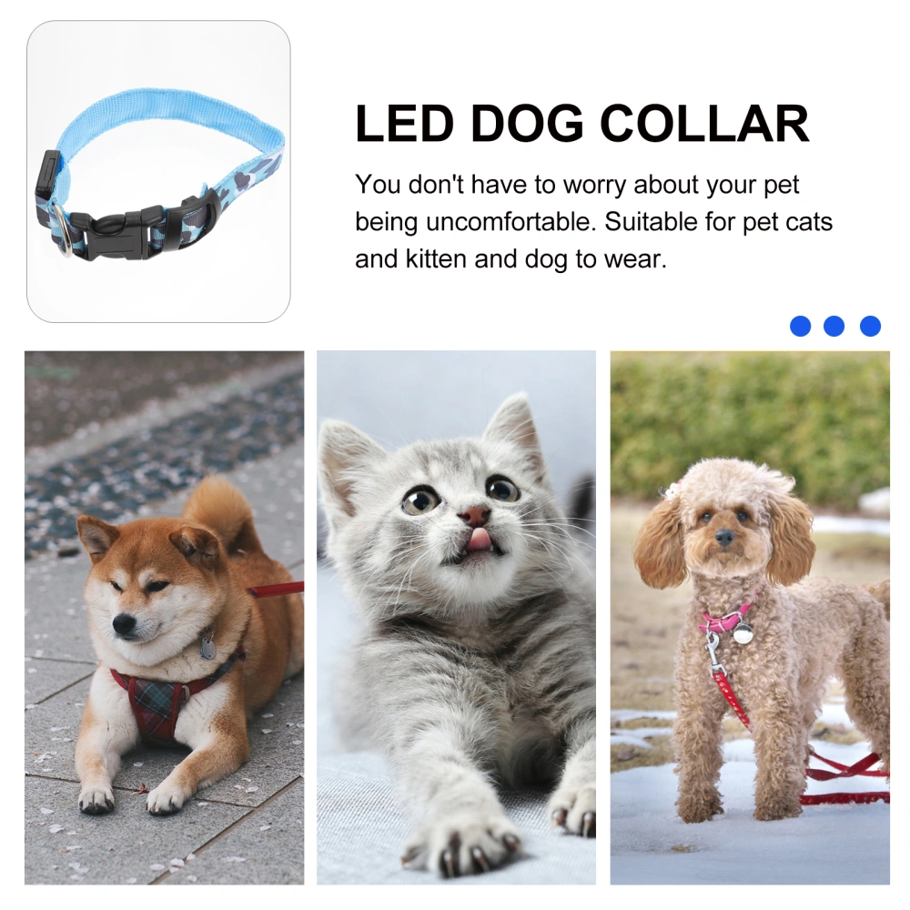 Luminous Collar for Cat Dog LED Pet Collar Decorative LED Collar for Pet Pet Neck Decoration