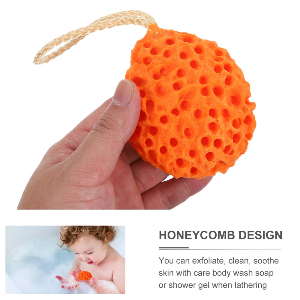 4pcs Shower Sponges Honeycomb Bath Sponge Body Scrubber Cleansing Supplies