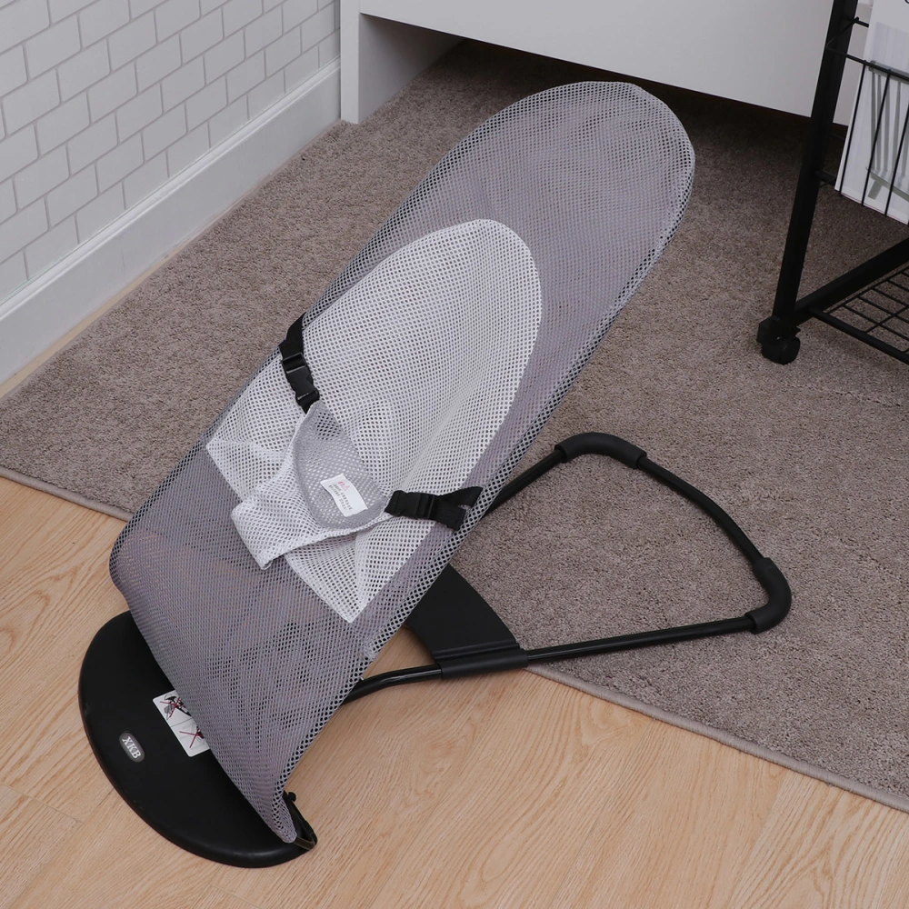 Mesh Cloth Natural Flax Baby Stroller Sleeping Mat Breathable and Cool (Grey)