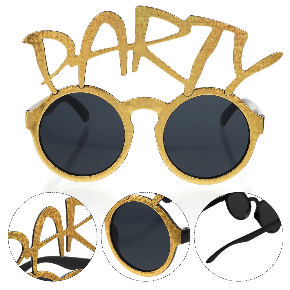 3pcs Funny Glasses Stylish Novelty Party Eyeglasses Photo Prop Eyeglasses