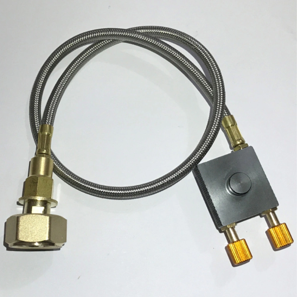 Outdoor Gas Tank Inflation Flat Gas Tank Inflation For Outdoor Stoves Conversion Joint Camping Gas Tank Inflation German Standard