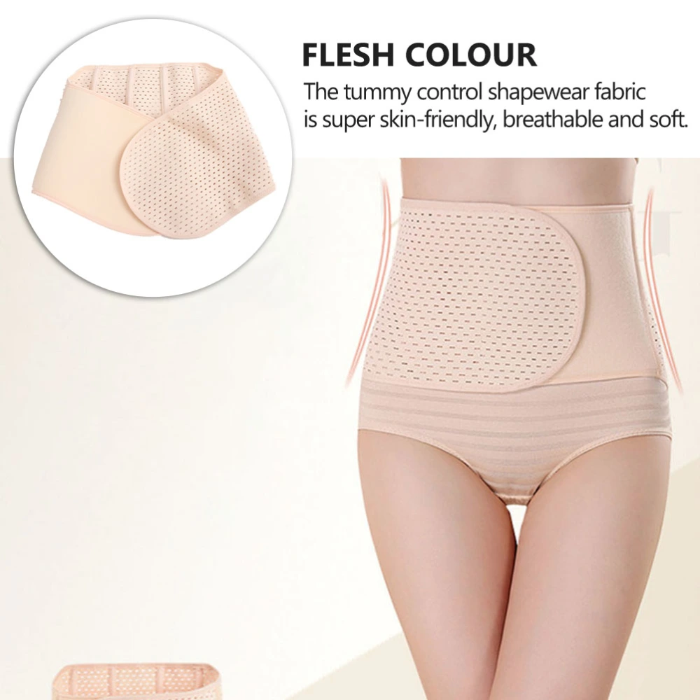 Postpartum Support Recovery Belly Wrap Postpartum Girdle for Woman(Flesh Colour)