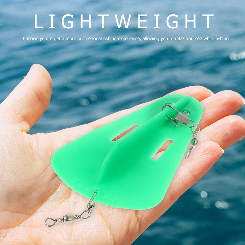2Pcs Useful Diving Boards Plastic Diving Boards Outdoor Fishing Supplies (Green)