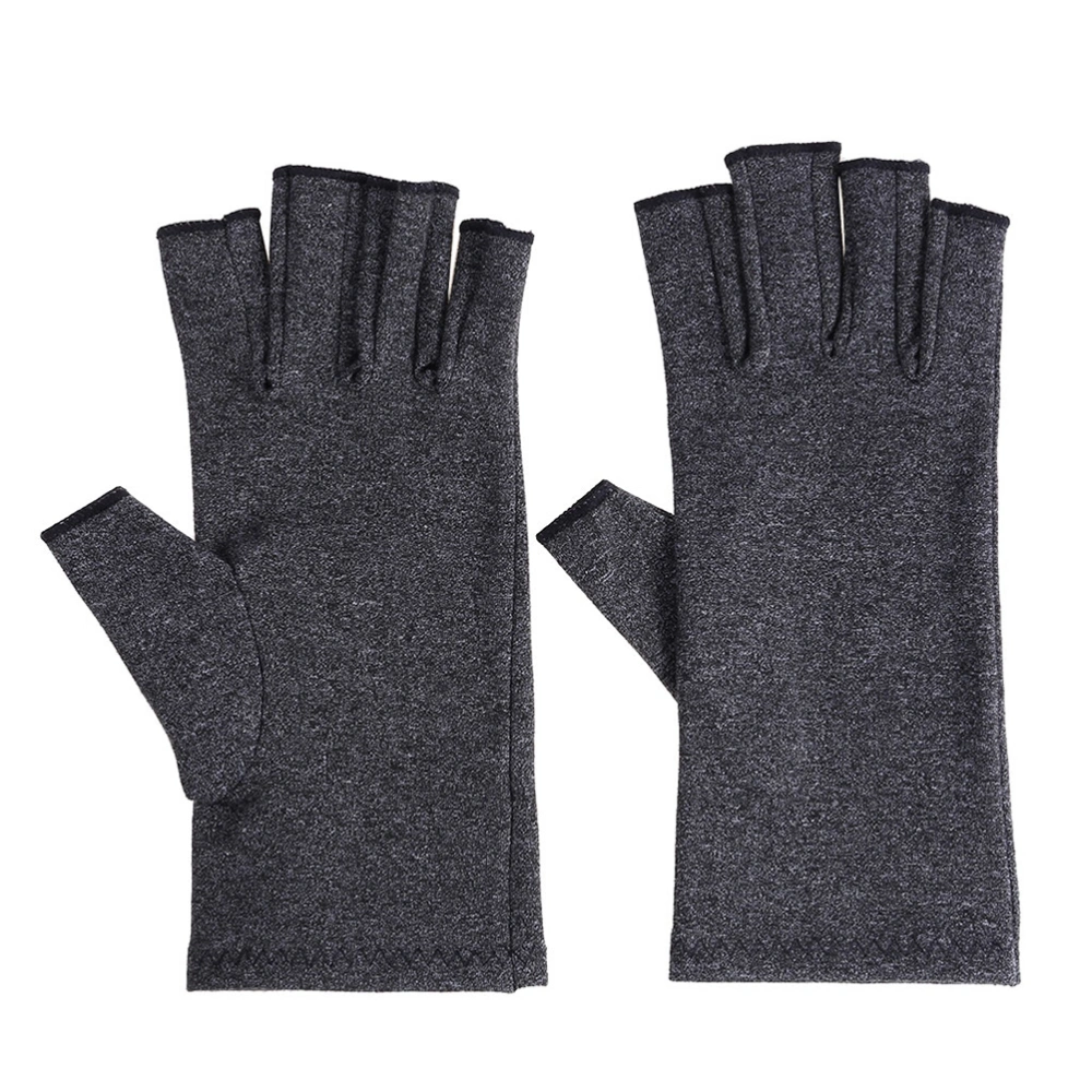 1Pair Unisex Hand Arthritis Joint Pain Relief Gloves Therapy Compression Gloves Health Care Gloves for Women Men(L)