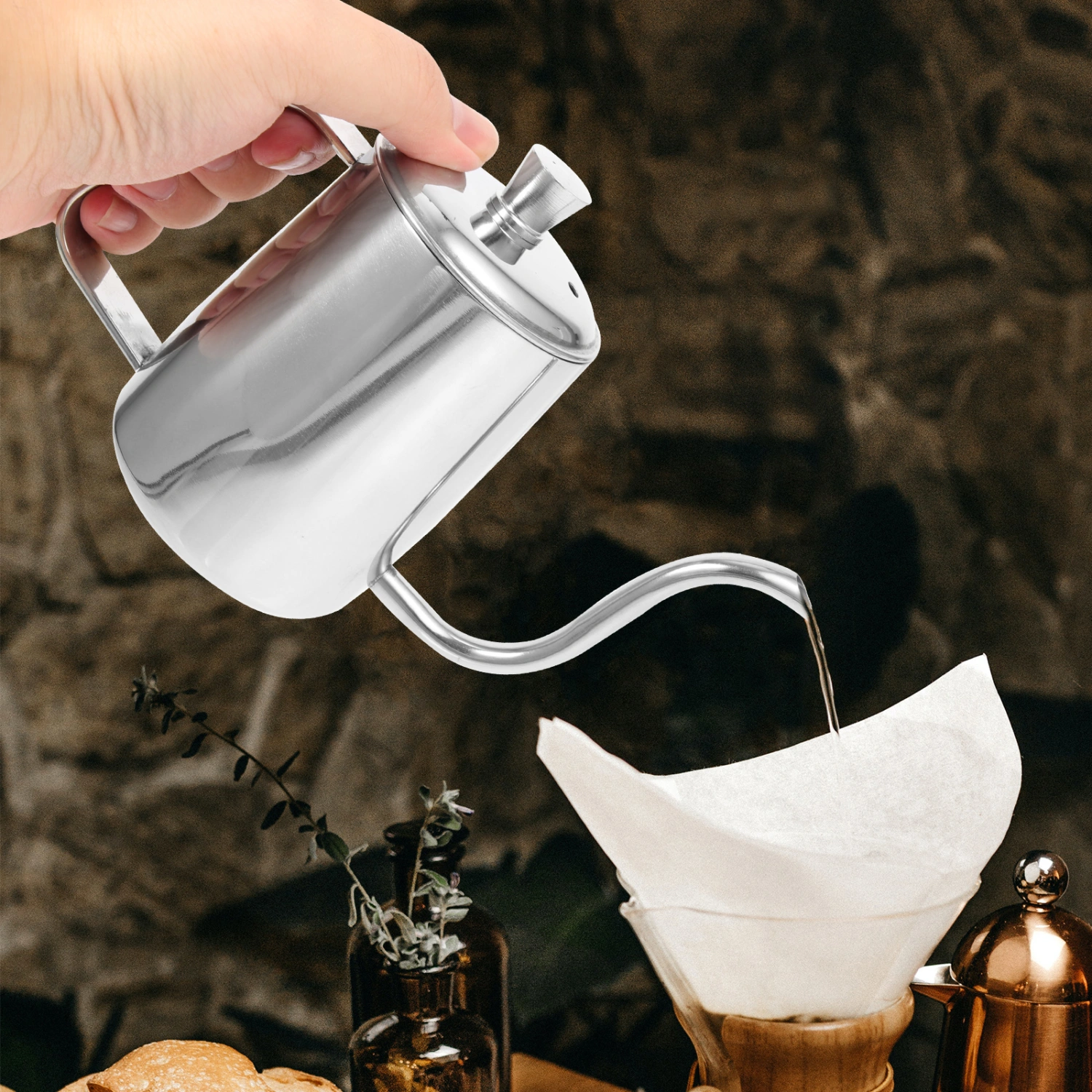 Kitchen Coffee Kettle Wear-resistant Stovetop Kettle Household Coffee Kettle Tea Supply