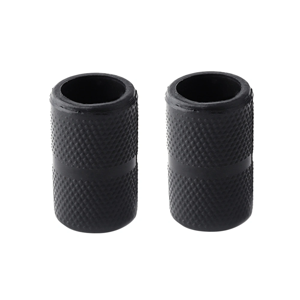 2pcs Grip Cover Sleeve for Handle Silicone Grip Cover Handle Holder (Black)