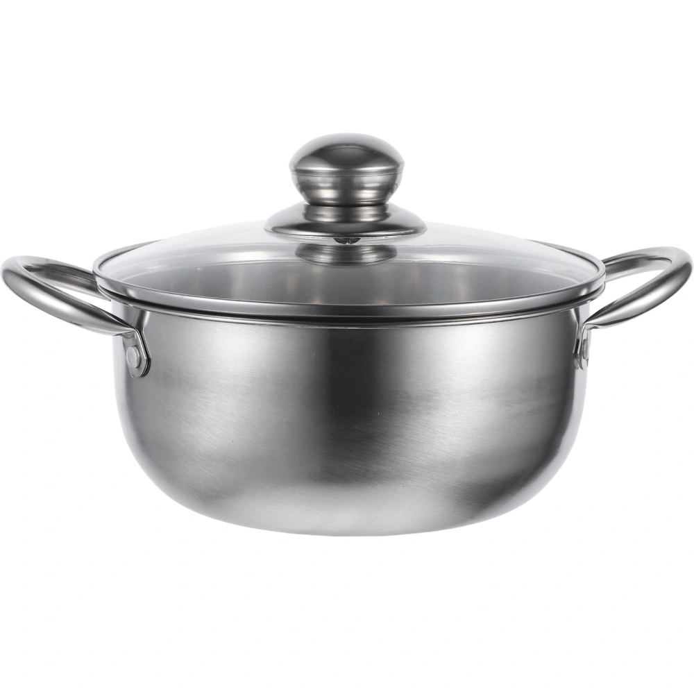 1pc Milk Pan Stainless Steel Steamer  Stainless Steel Soup Pot Stockpot