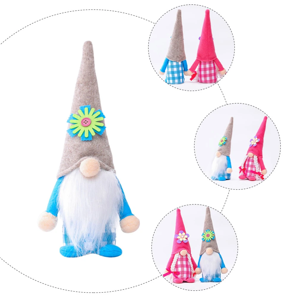 Easter Gnome Doll Ornament Gnome Doll Decoration Gnome Doll Desktop Decor