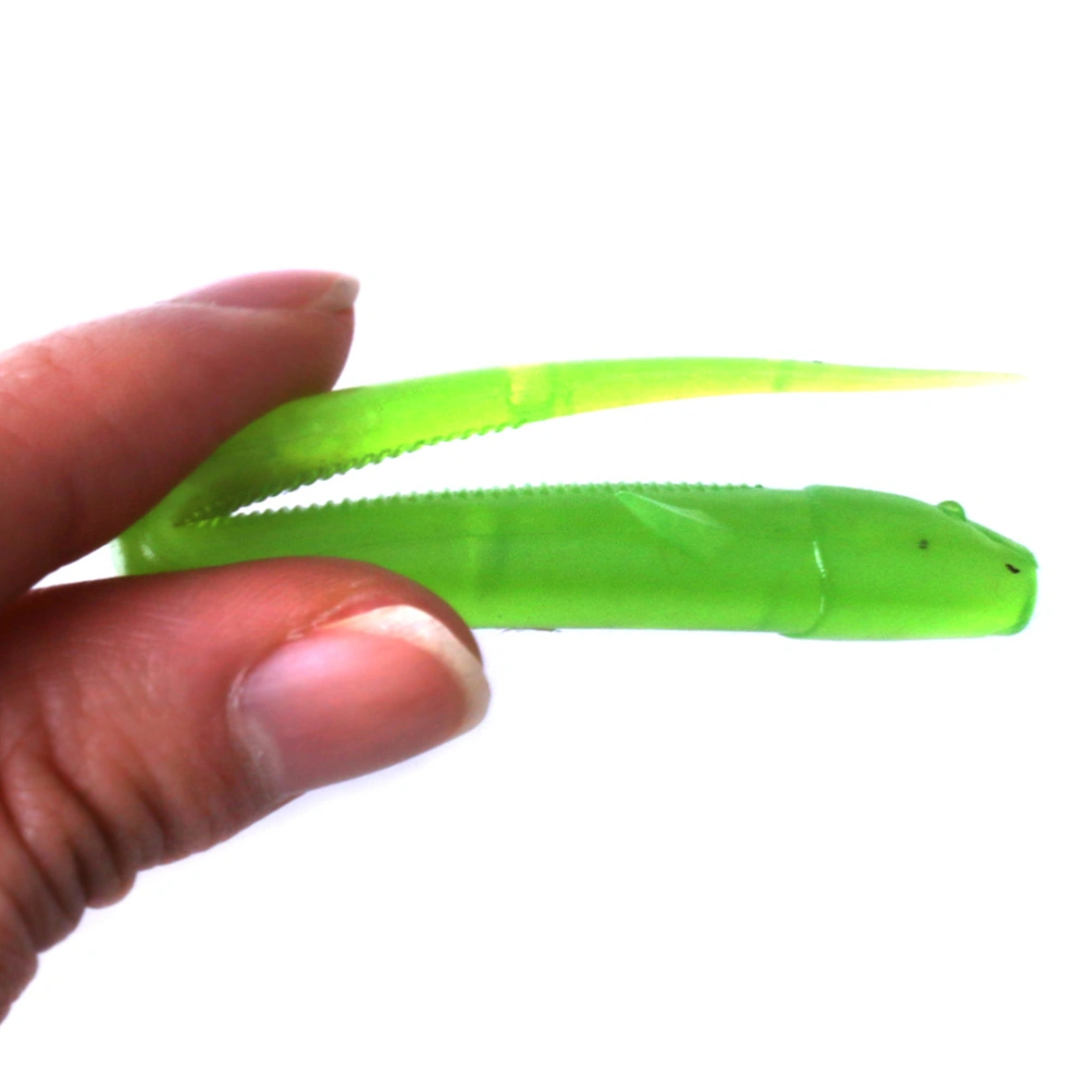 10pcs Simulation Loach Shaped Fishing Grub Fishing Lures Baits for Fishing