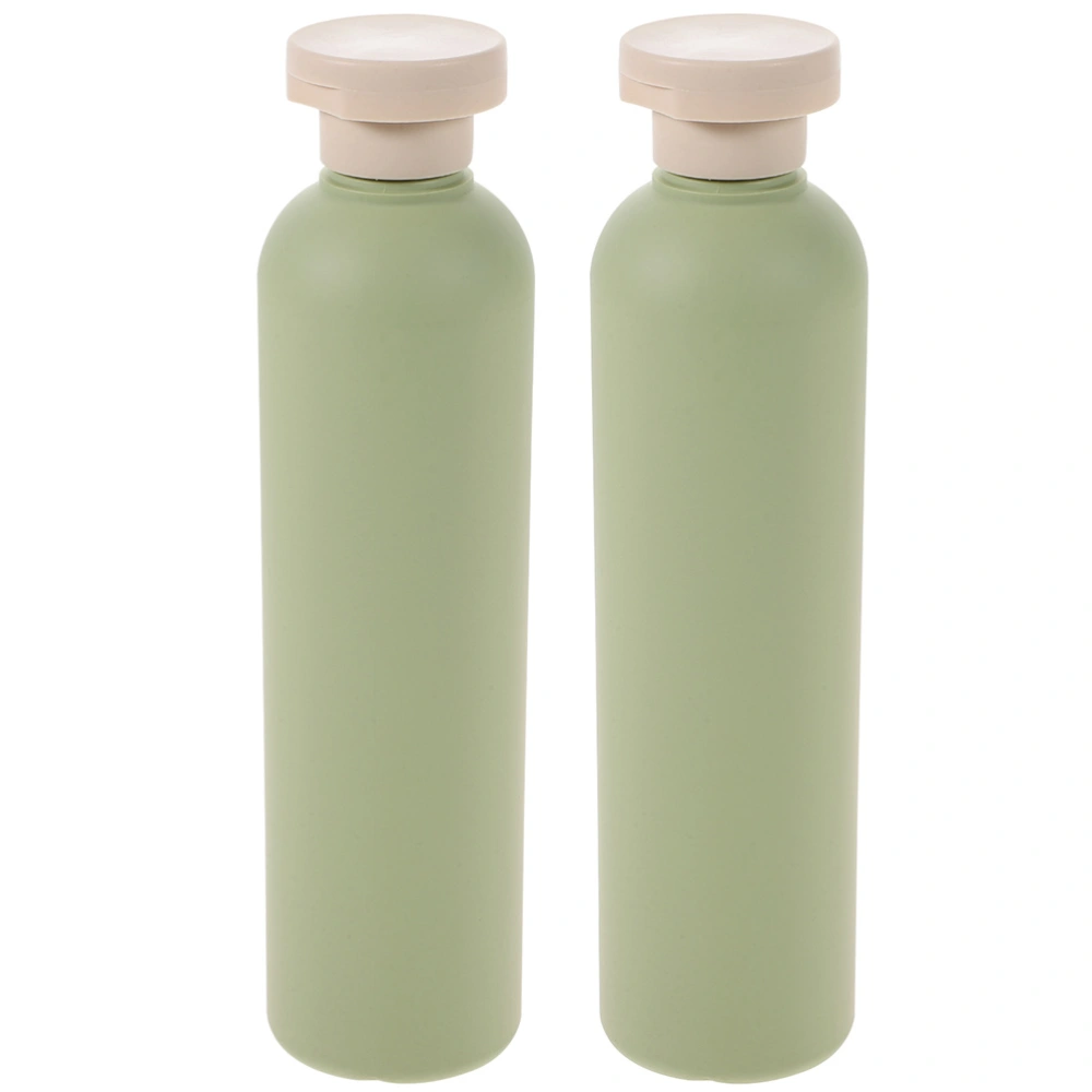 2pcs Squeeze Bottles Refillable Travel Bottles Lotion Bottles with Flips Caps for Creams Shampoo(300ml)