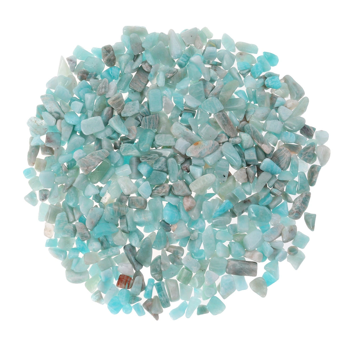 100g Polished Gravel Mixed Color Decorative River Stones for Aquarium (Amazon Stone)