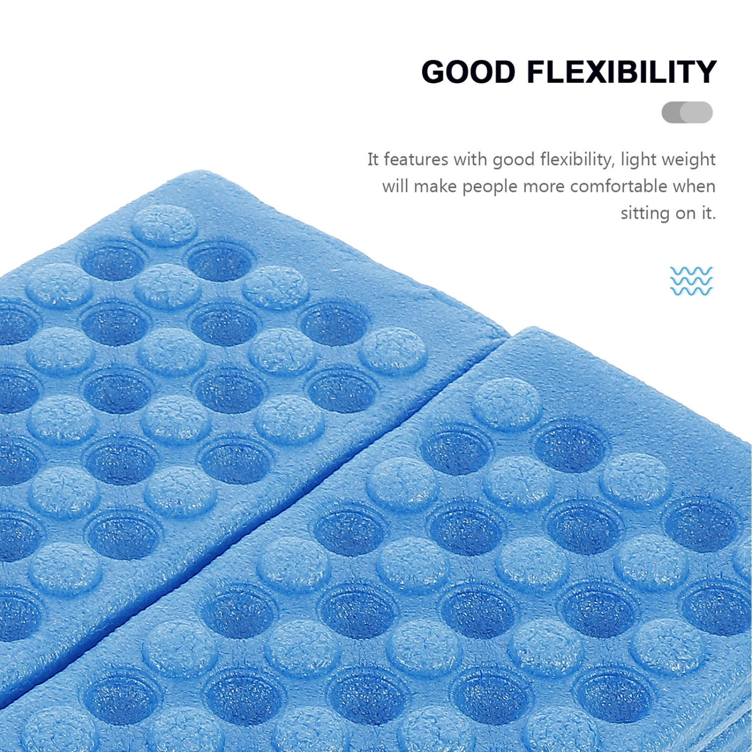 2pcs Portable Seat Cushion Mat Folding Seat Pad Outdoor Picnic Cushion