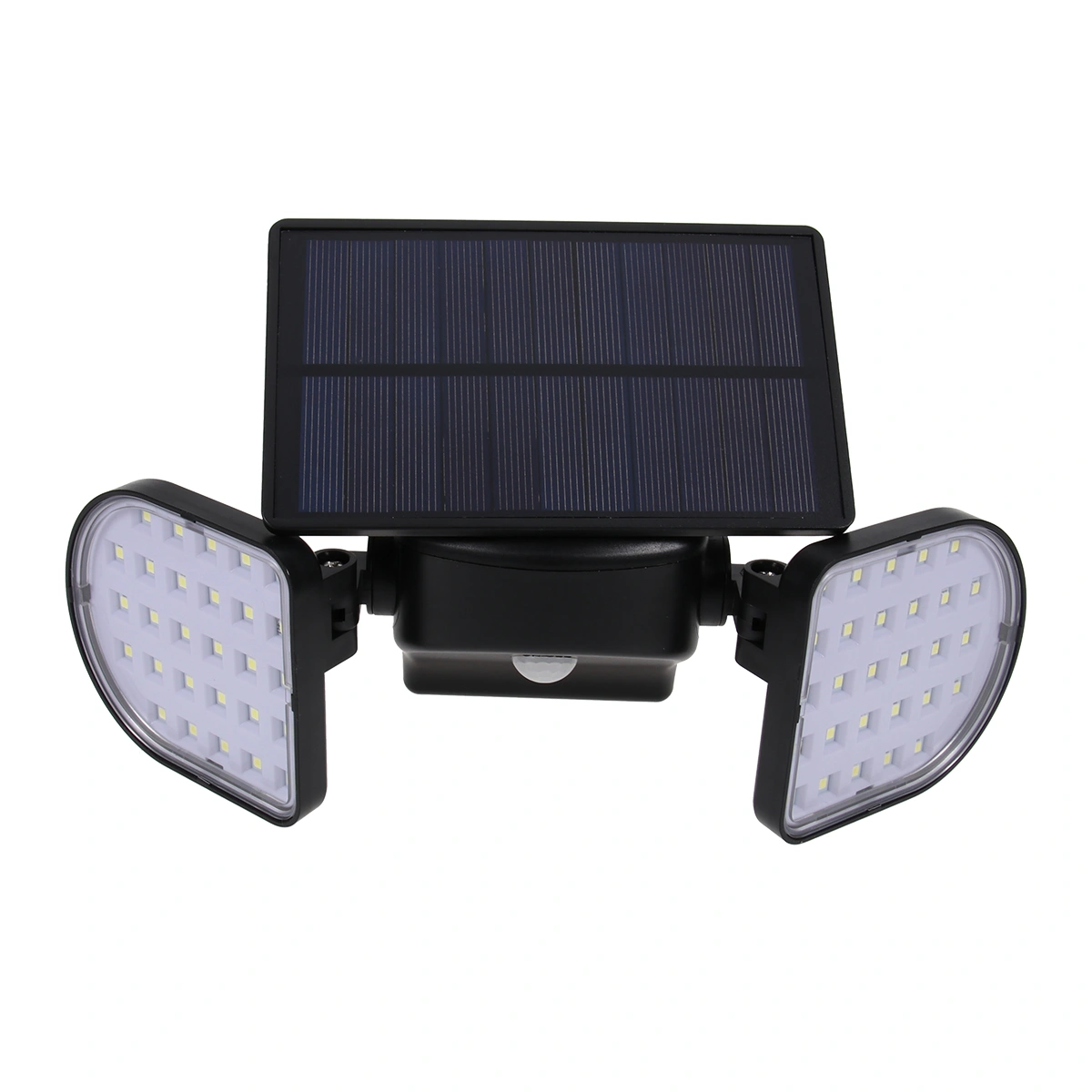56 LEDs Solar Spotlight Dual Head PIR Motion Sensor Lamp Waterproof Outdoor Adjustable Lights For Garden Pathway Yard