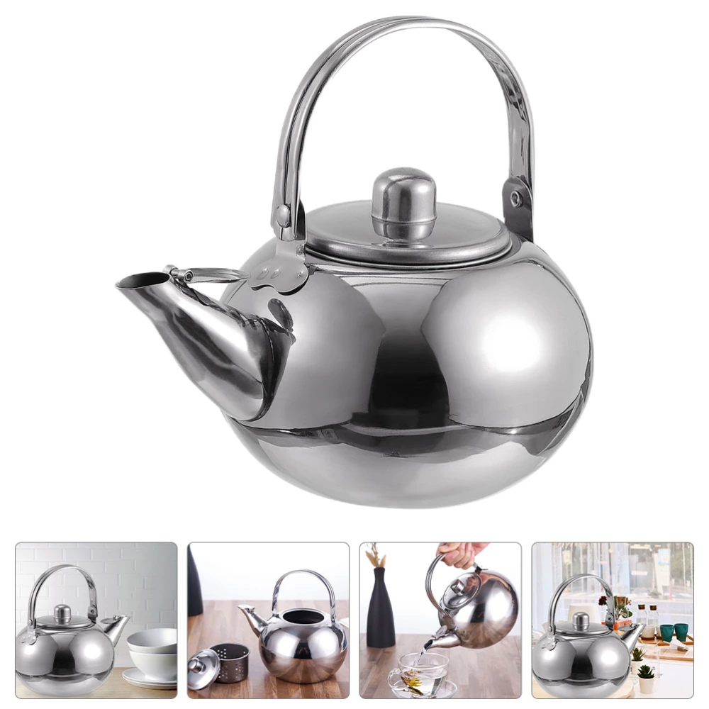 Stainless Tea Pot Portable Tea Kettle Convenient Water Pot Home Accessory