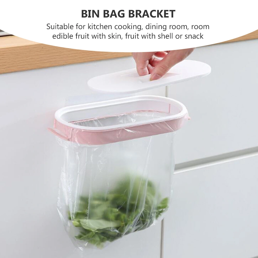 2pcs Trash Bag Holders Hanging Garbage Bag Holders Kitchen Trash Bin Racks