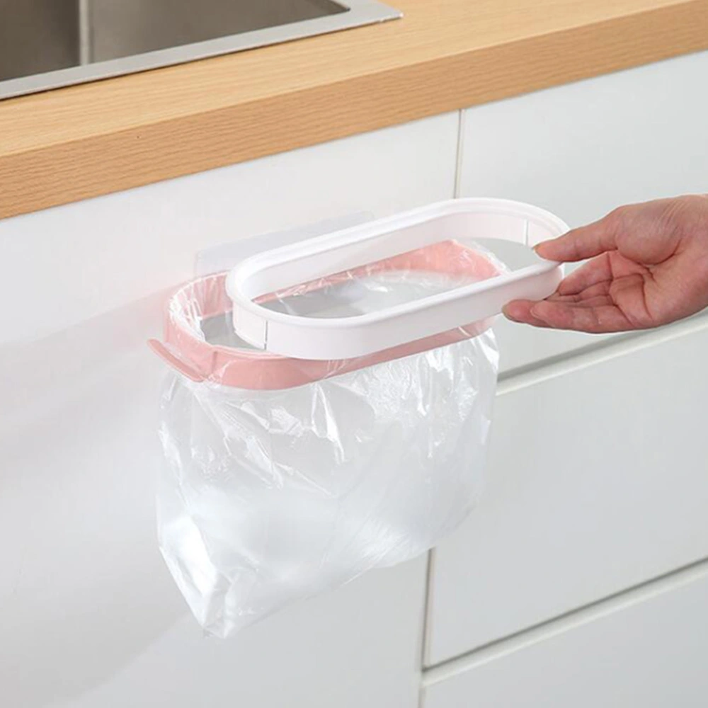 2pcs Trash Bag Holders Hanging Garbage Bag Holders Kitchen Trash Bin Racks