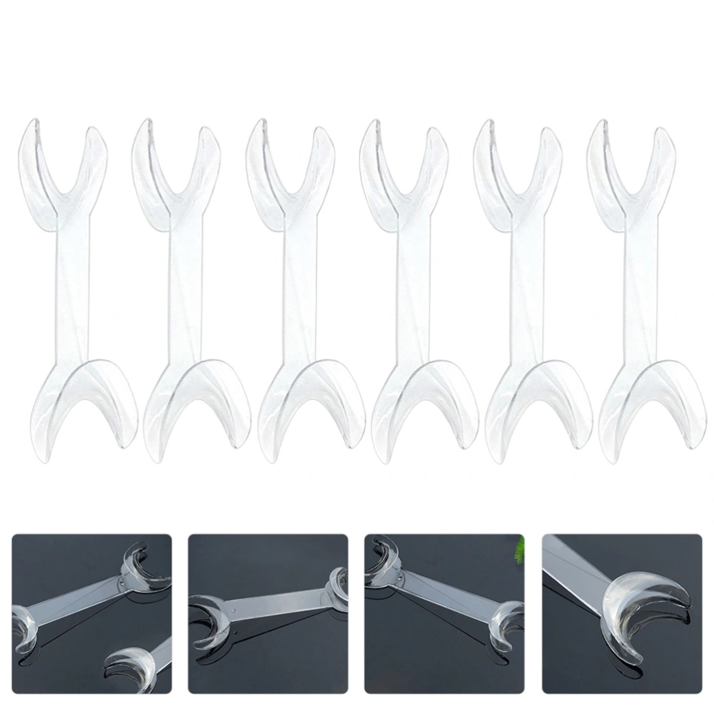 6pcs Disposable Dental Materials Tools Double-headed Dental Mouth Openers