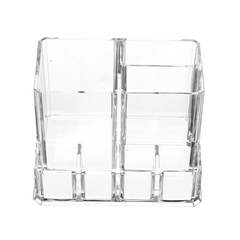 Transparent Acrylic Storage Box Creative Jewelry Storage Holder Desk Organizer for Cosmetic Brushes Eyebrow Pencil