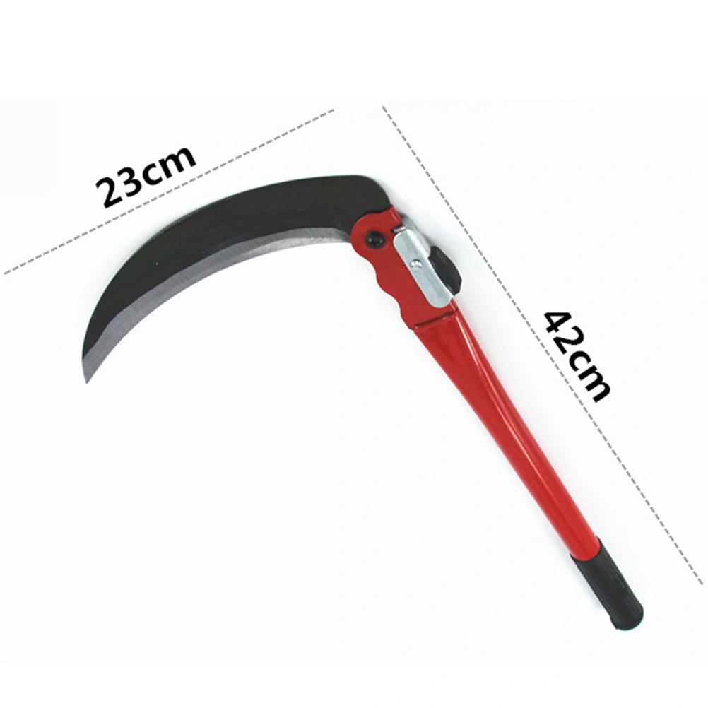 1Pc Manganese Steel Agricultural Gardening Sickle Practical Folding Reaping Hook for Weeding Cultivating