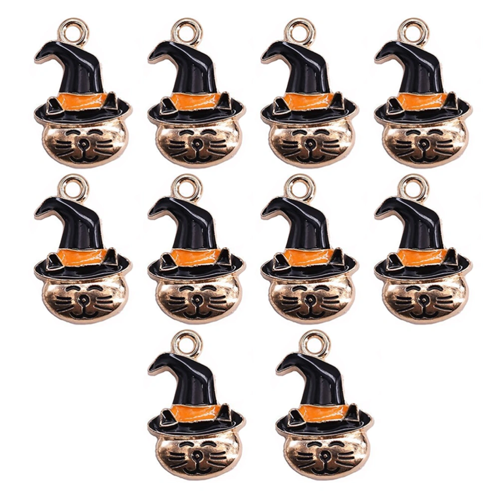 10pcs Halloween Design Jewelry Making Materials DIY Bracelet Necklace Charms