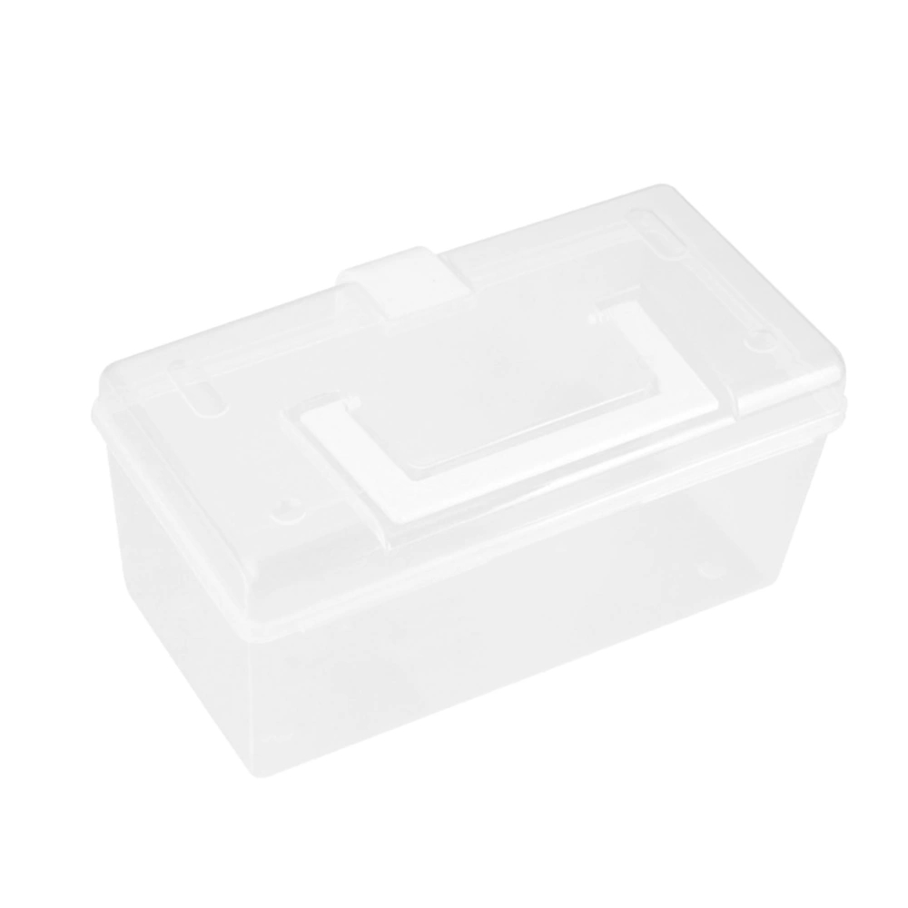 Portable First-aid Box Multi-function Medicine Storage Cabinet Home Medicine Case - Size S (White)