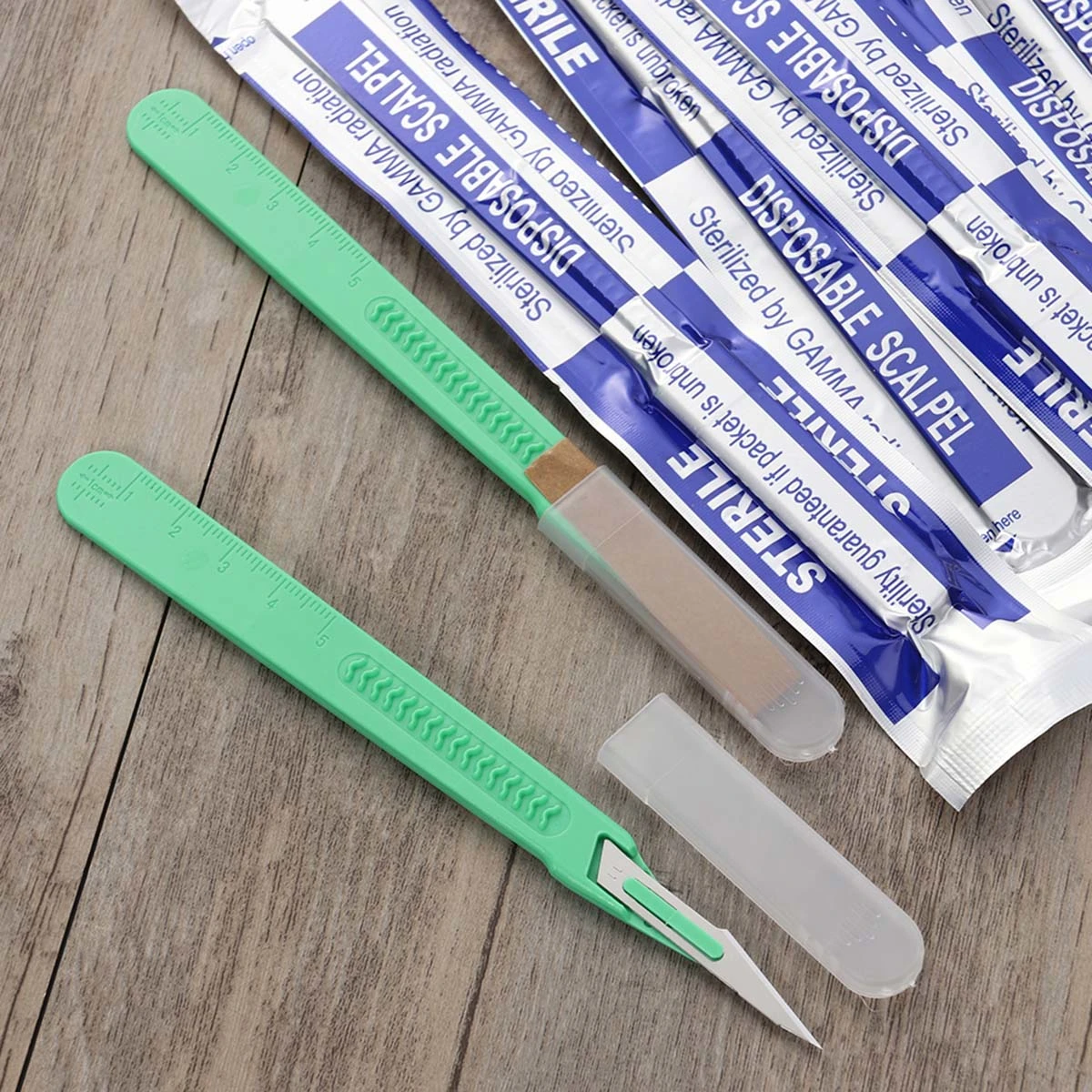 10pcs Disposable Plastic Surgical Scalpel Multi-function Scrapbooking Crafts Carving Tools(SS-1)