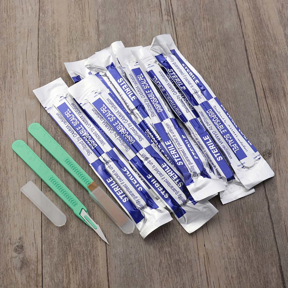 10pcs Disposable Plastic Surgical Scalpel Multi-function Scrapbooking Crafts Carving Tools(SS-1)