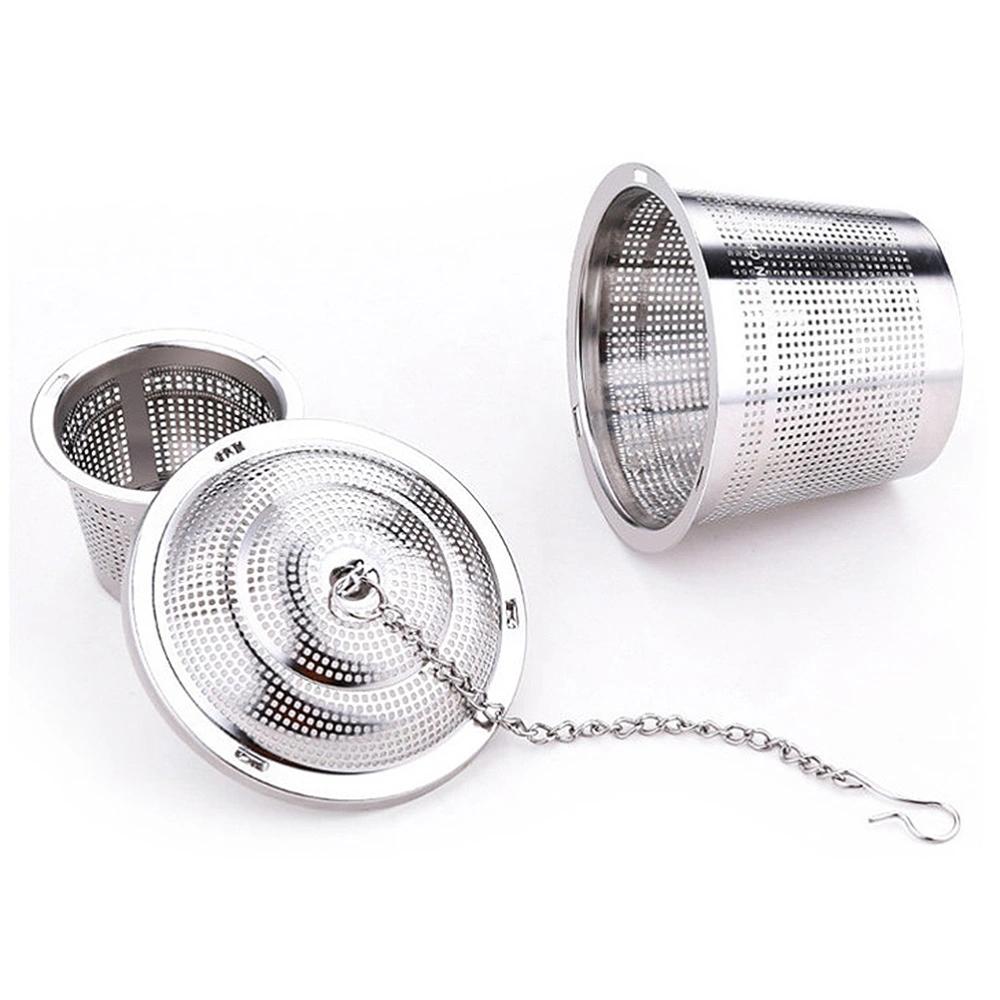 1Pc 5cm Stainless Steel Seasoning Ball Filter Portable Reusable Tea Spice Ball Filter Infuser