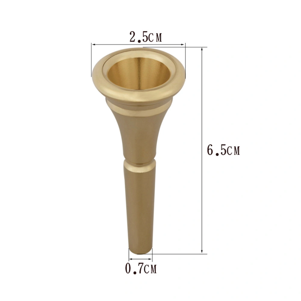 Durable Horn Mouthpiece Copper Instrument Mouthpiece Replacement Supply