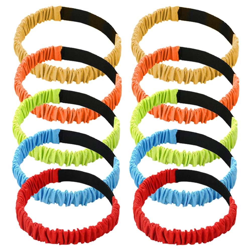 10pcs Three Legged Race Bands Colorful Tie Ropes Sports Game Race Bands