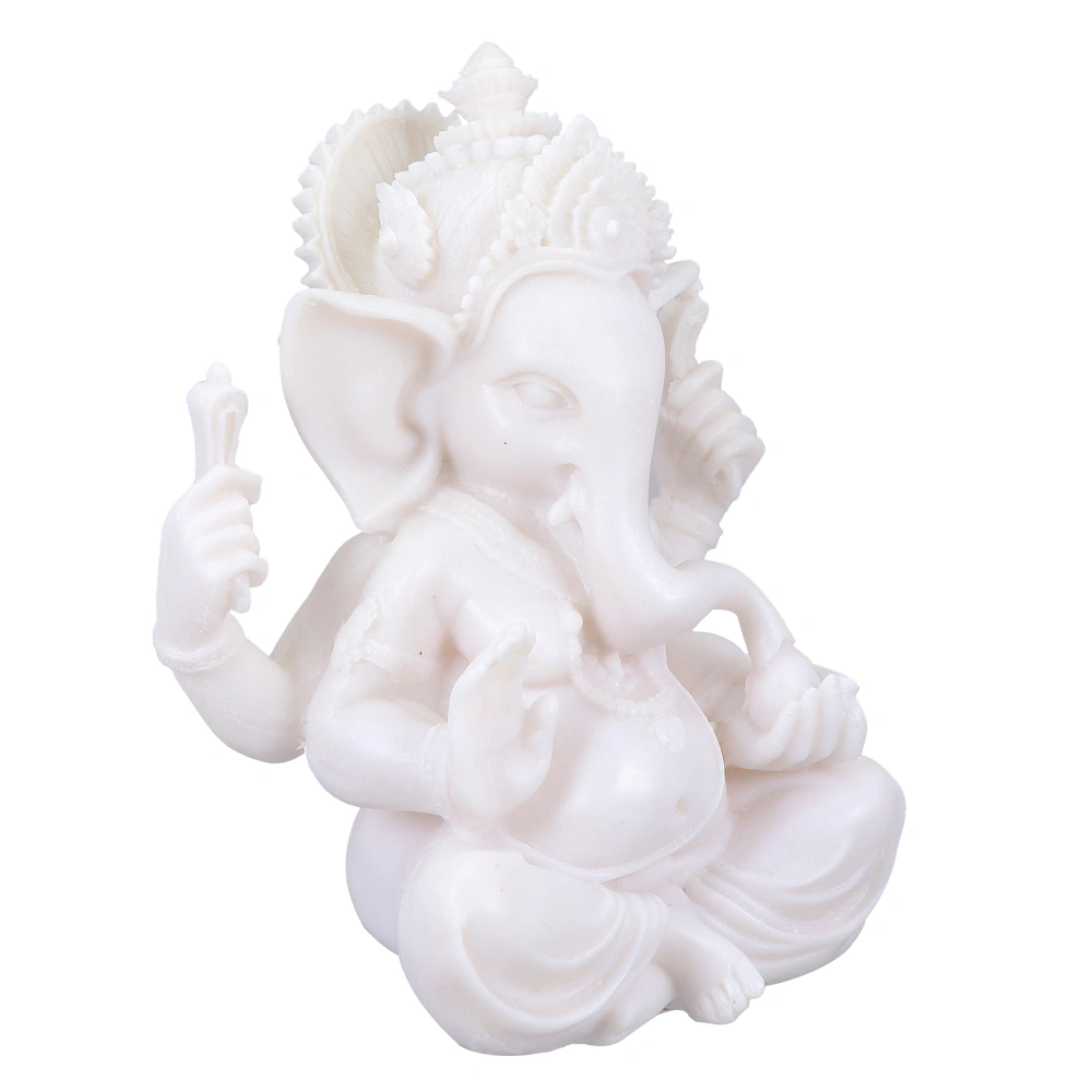 Ganesha Elephant Statue Handmade Sculpture Buddha Figurine Decoration Home Craft