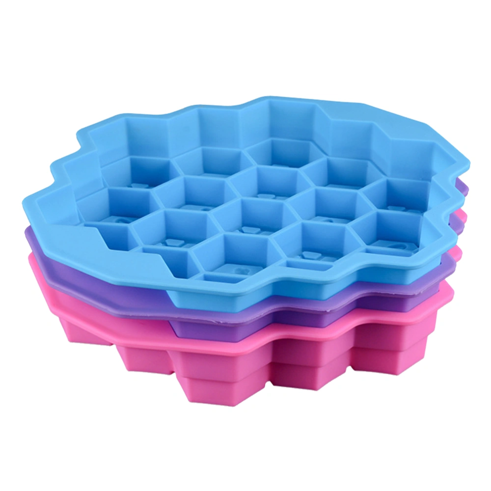 Honeycomb Cake Mold Decorative Silicone Mould Bakeware for Dessert Candy Cupcake Chocolate Fondant(Random Color)