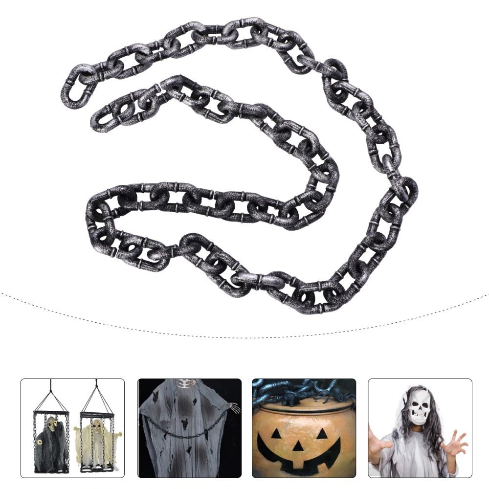 Halloween Fetters Prop Simulation Iron Chain Prop Prisoner Chain Prop