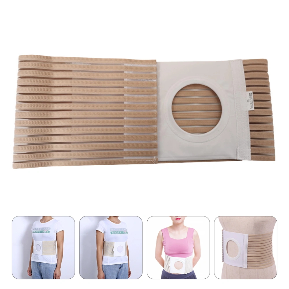 1Pc Practical Ostomy Hernia Belt Ostomy Abdominal Belt Brace Waist Support Belt