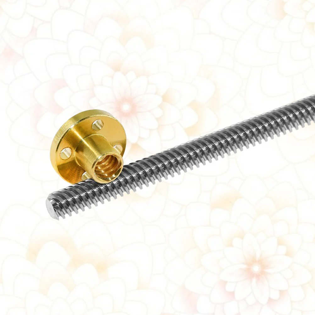 3D Printer Parts T8 Lead Screw 250mm with Nut for Stepper Motor Threaded Rod Stainless Lead