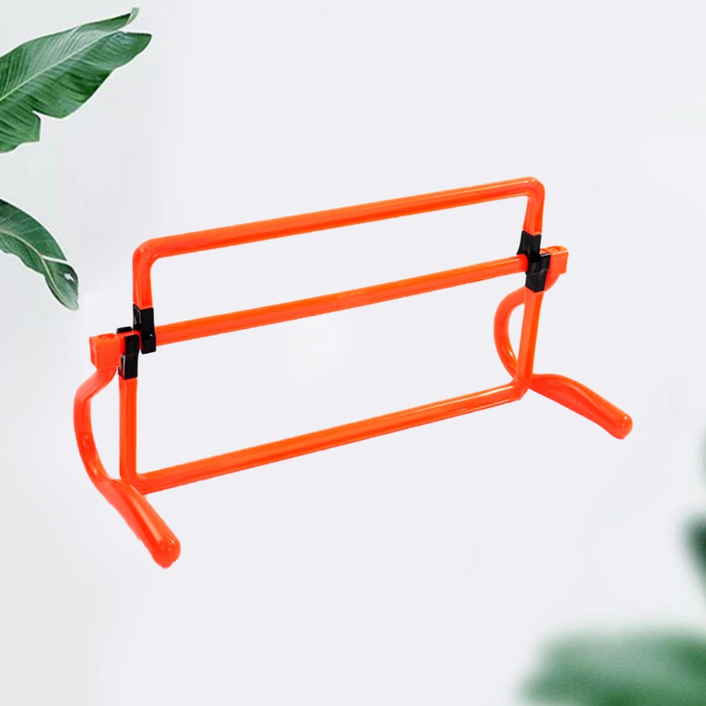 Removable Training Hurdles Agility Hurdles Training Fitness Soccer Football Training Equipment Exercise Barrier Field Obastacles for Indoor Outdoor (Orange)