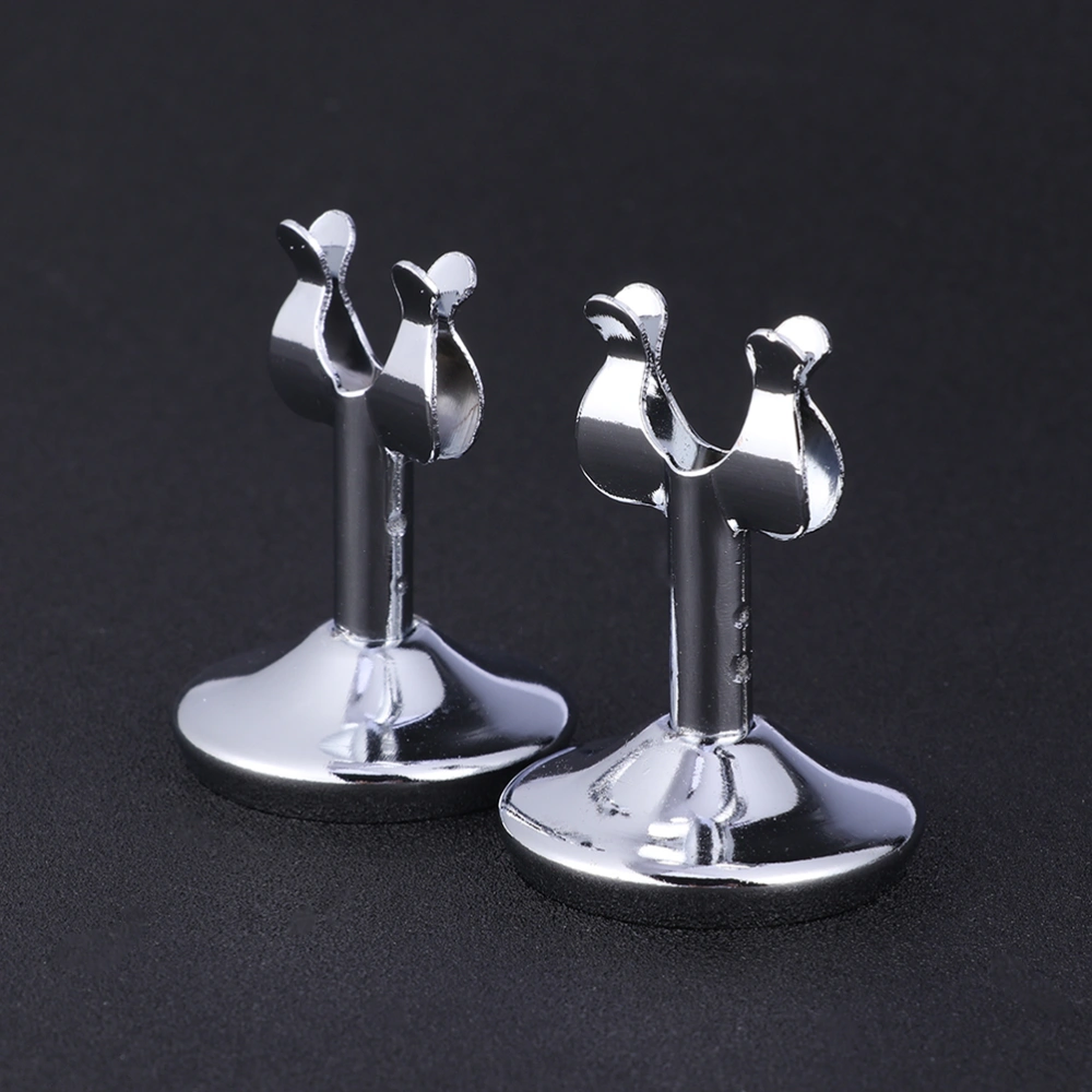 3Pcs Stainless Steel Menu Stand Portable Table Number Holder Menu Place Holder Meal Holder for Restaurant