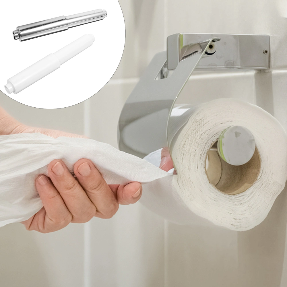 3pcs Bathroom Toilet Paper Towel Spring Coil Rod Paper Winder Paper Holder